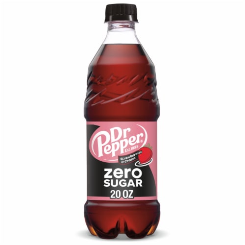 Dr Pepper Strawberries & Cream Zero Sugar Soda E1