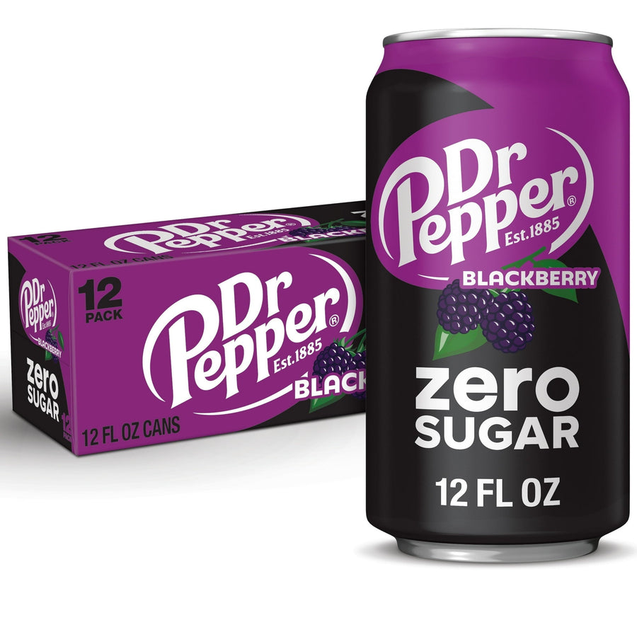 Dr Pepper Blackberry Zero Sugar Soda K0