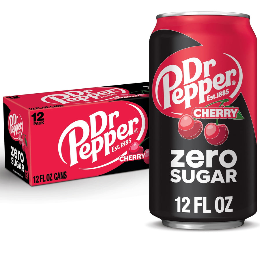 Dr Pepper Cherry Zero Sugar Soda U1